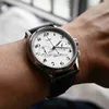 Autres montres VK64 Beat Quartz Hommes Montres Chronographe Horloge de luxe étanche 5Bar 316L Acier inoxydable Bulle Courbe verre vintage Hommes montre J240118