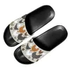 Tofflor djur tuppmönster mode utomhus inomhus för sommar vuxna kvinnor hem badrum glider lägenheter andningsbara sandaler