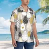 Men's Casual Shirts Shirt Easter Hand Painted Eggs Short Sleeve Tops Lapel Summer