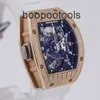 Richardmill Mens Watches Watches Mechanical Watch Chronograph Swiss Made Richardmill Listwatches Automatic Movement Watches Richardmill Tourbi WN-ST7K