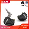 Kopfhörer CCA CA16 in Ohrmonitoren Ohrhörer 7BA+1DD Hybrid -Treiber Kabelverzelter Ohrhörer HiFi Stereo IEM Headset Bass Headse für CCA C16 C12 Kz
