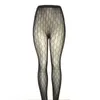 Chaussettes Hosiery Designer lettre collants en peluche évidé bas résille chair pénétrante sexy fond floqué pantalon bas 69PB