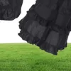 3 kolory Gothic Corset spódnica wiktoriańska steampunk długa ruffle vintage costume spódnica J1905071382132