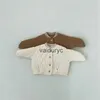 재킷 2023 겨울 새 유아 긴 소매 두꺼운 따뜻한 코트 신생아 아기 편안한 면화 재킷 패션 아이 소녀 소녀 옷 h240508