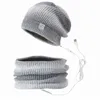 Ball Caps Winter Woolen Hat Scarf Set | Face And Ear Conservation Thick Lined For Women Gloves