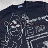 T-shirt da uomo ERD Punk Rock T-shirt Uomo Donna Alta qualità 2024ss Stile estivo Top Tee T-shirtyolq