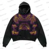Men's Hoodies Sweatshirts American Retro Print Skull Trend Sweater Ins Wind Couple Jacket Harajuku Street Comic Loose Hooded Sweater New Y2K Loose Autumnyolq