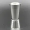 Herramientas de medición 25ml 50ml taza doble multiusos acero inoxidable Mini cóctel plata S Bar