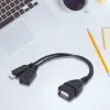 Câble adaptateur Micro USB vers USB 2.0 OTG avec alimentation Micro USB, pour Amazon Fire TV, téléphone portable, tablette, PC, Smartphone LL