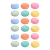 Smyckespåsar Pack med 18 Stylish Macaron Container Plastic Box For and Cosmetics