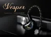 Écouteurs QOA Vesper 1DD 1BA dans l'oreille Earphone Hybrid Driver HiFi DJ Monitor Earphone Earbuds Headset avec câble détachable