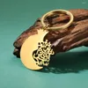 Chaveiros Dawapara Persa Farsi Anar Keychain para Homens Mulheres Poema Pingente Jóias Religiosas Chaveiro de Aço Inoxidável