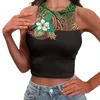 Women's Tanks Polynesian Tribal Pohnpei Totem Tattoo Prints Sexy Fashion Casual Sleeveless Tank Top Summer Outwear Knit Crop S-2XL