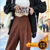 Pantalons pour femmes Femme Printemps Automne Chenille Vente D'articles Pantalon Cylindre Droit Femmes En Peluche Apparaissent Pantalon Mince Dames Pantalons D'hiver