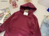 Nouveau bébé Survêtements garçons Automne ensemble vêtements de marque pour enfants Taille 110-160 Sweat à capuche avec logo brodé et jean doublure en velours Jan20