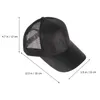 Gorras de bola 1pc Glitter Color Sólido Sombrero Moda Béisbol Simple Headwear Verano Sol para Mujeres Niñas Damas (Negro)