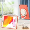 Tablet PC Hüllen Taschen für iPad Pro 11 Air 2 3 4 5 10,9 Mini 6 9,7 10,2 7. 8. 9. 10. Generation Hülle Kinder Silikon stoßfest Pull Ring Stand Tablet Funda YQ240118