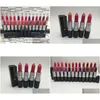 Makeup Tools 25 färger Ny matt läppstift Makeup Luster Retro Lipsticks Frost Y 3G med engelska namn Drop Delivery Health Beauty Dhlka