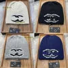 Bonnet / Skull Caps Beanie Hat Winter Bucket Designer Chapeaux Marque CH Bonnet Chaud Bonnet Hommes Casquettes Hommes Femmes Lettre Femelle Garçon Fille Laine Dames Parasol Chapeau 2024