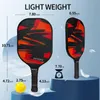 IANONI Pickleball-peddels Pickleball-set van glasvezeloppervlak met 2 Pickleball-rackets4 Pickleball-ballen1 Draagbare auto 240117