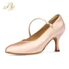 BD dancer's standard shoes Classic Satin all season high heel female dance shoes soft outsole modern dance 138 240117