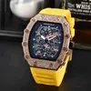 The New Bucket Watch Fashion New New Tiktok Quartz Multifunction's Man's Vibrato