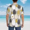 Men's Casual Shirts Shirt Easter Hand Painted Eggs Short Sleeve Tops Lapel Summer