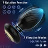 360 rotação vibratória anal plug 7 velocidades controle remoto butt plug vibrador massagem de próstata ânus brinquedos sexuais para homens mulheres adultos 240118