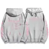 Born Pink print trend loose fit men's and women's hoodie top casual pullover hoodie