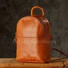 10A+ Высококачественная сумкаИ индивидуальный повседневный рюкзак из натуральной кожи растительного дубления ручной работы для универсального женского многослойного модного тренда