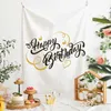 Tapestries Cute Happy Birthday Party Decorations Wall Tapestry South Korea Backdrop UK Pretty Wedding Girls Room Send Installation Packagevaiduryd