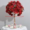Fleurs décoratives 2 pièces, boule de fleurs de mariage, décoration de salle d'exposition, Simulation de Rose brodée