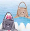 Bomboniera Pasqua Coniglio Cestino Festivo Fuzzy Orecchie lunghe Coniglio Secchio Comfort Peluche Uova Borsa per bambini Caramelle Giocattolo Tote Borse Drop D Dhapg 519QH