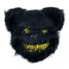 Halloween designer vit bunny kanin mask blodig läskig skräck mördare masque skrämmande vuxna masker klänning ll