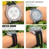 Bracelet de montre en caoutchouc et Silicone, 18mm, 19mm, 20mm, 21mm, 22mm, pour Sxwatch Moon Watch AT150 Tag Heuer, bracelet souple 240117
