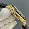 Klassiek mechanisch herenhorloge van 40 mm 116518 rubberen band met witte wijzerplaat 2813 automatisch mechanisch uurwerk saffier spiegeloppervlak
