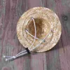 Dog Apparel 3pcs Pet Sombrero Straw Hat Adjustable Hawaii Garden Sun Bucket For Small Dogs Puppy Cats Size L