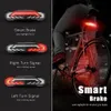 Luces Sectyme Bicicleta Luz trasera de motocicleta Alarma Luz de freno Inalámbrica Impermeable Control remoto Luz trasera de bicicleta con señales de giro Bocina