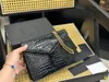 Leather handbag Alligator Messenger Bag High Quality Envelope 602716 Mini Cassandra 20cm cross-body Bag Women's Mini flat shoulder Bag
