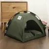 Pet Tent Bed Cats Dom Produkty Akcesoria ciepłe poduszki Meble Sofa Koszyjne Łóżka Zimowa klapka