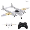 Eboyu FX-816 P38 RC Airplane 2,4 ГГц 2CH RC Самолет на открытом воздухе для детей 240117