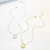 Pendentif Colliers en acier inoxydable en forme de U Géométrie minimaliste Chaînes ras du cou Collier de mode pour femmes Bijoux Cadeaux de fête