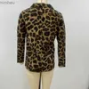 Ternos femininos blazers moda feminina blazer escritório feminino leopardo impressão superior plus size barato atacado botão jaqueta terno fino fino ajuste primavera verão l240118