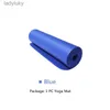 Yoga Mats 1 PC 1-1.5CM Thick NBR Comfort Foam Yoga Mat Anti-skid Exercise Mat Lengthened Environmentally Friendly And Odourless UnisexL240118