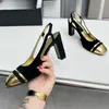 New fashion sandals luxury designer shoes genuine leather letter pearl shoes outdoor anti slip dance shoes wedding banquet shoes women's sexy high heels shoes