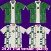 24 25ナイジェリアiheanachoアイナメンズサッカージャージナショナルチーム2024 Simon Omeruo A. Iwboi Home Away Pre-Match Suit White Black Football Shirts