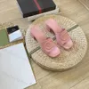 Designer Slippers Thick Rubber Slippers Women Jelly Sandals High Heels Sandals Summer Thick Soled Slippers Beach Slippers Alphabet Candy Color