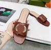 2024 sandálias de designer de alta qualidade mulheres slides interlocking cut-out sapatos senhora flip flops deslizamento em chinelos de luxo g famosos apartamentos sapatos plataforma couro genuíno