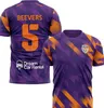 23-24 Perth Glory home Camisetas de fútbol de calidad tailandesa tienda local en línea Kingcaps personalizados 5 BEEVERS 6 McENEFF 8 AMINI dhgate Descuento Diseñe su propia ropa de fútbol