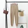 Pantalones de mujer, mallas de hilo de hielo Modal para mujer, primavera y verano 2024, estilo de moda, pies pequeños, ropa de playa ajustada